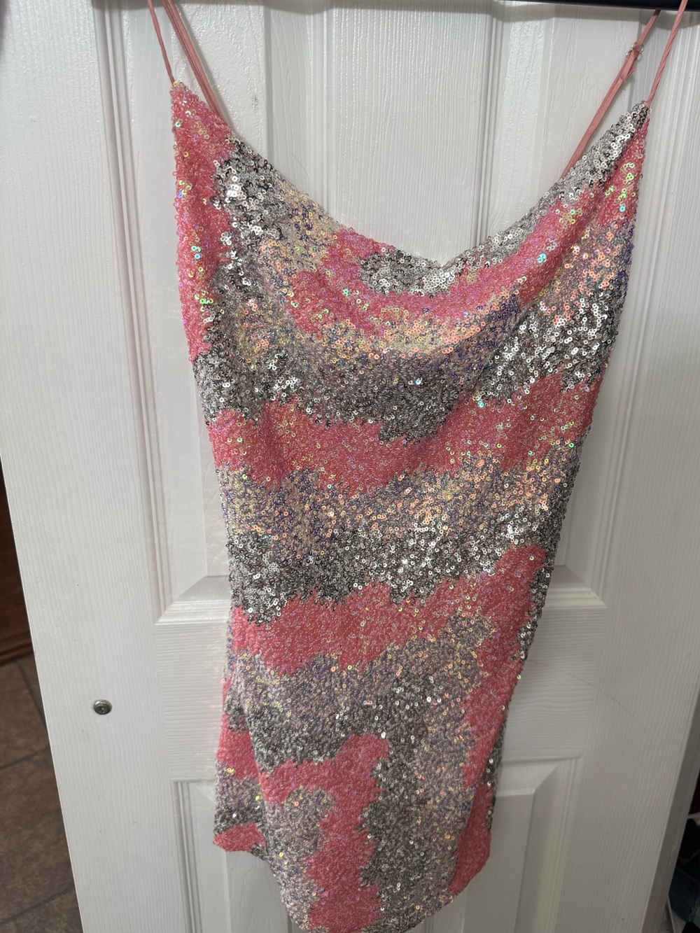 HELLO MOLLY pink/silver dress